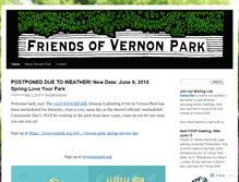Tablet Screenshot of friendsofvernonpark.org